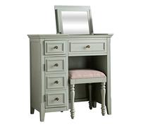 MWUCAIXIA Vanity Benches Jane Dresser Petite table de maquillage à rabat pour chambre de fille avec miroir