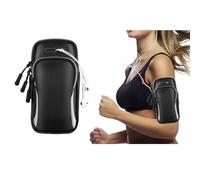 MWUMRCM Brassard Telephone Sport,Bracelet Sport avec Poche Porte téléphone Portable Course et Porte-clés Poche pour Transporter Votre iPhone Pro Max etc Accessoire Parfait pour la Gym,la Course et Le