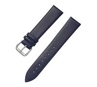 MWxpoSediR Bracelet universel de 8 mm-22 mm, couleur bonbon, bracelet de montre de rechange en cuir véritable souple et fin pour femme, petit cadran à quartz, accessoire de ceinture (bleu foncé, 20 mm