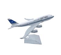 MWYFFB Collection Modèle Avion pour Boeing 747, Modèle De Série, Jouets en Alliage Métallique, Jouets Et Loisirs, Kit De Construction D'avions Moulés sous Pression avec Roues, 16 Cm(B747 Kuwait)