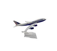 MWYFFB Collection Modèle Avion pour Boeing 747, Modèle De Série, Jouets en Alliage Métallique, Jouets Et Loisirs, Kit De Construction D'avions Moulés sous Pression avec Roues, 16 Cm(B747 Russian)