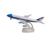 MWYFFB Collection Modèle Avion pour Modèle d'avion B747 Série De Miniatures Moulées sous Pression, Jouet D'aviation, Décoration D'avions 1:400 20CM(747Air Force One)