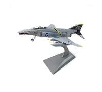 MWYFFB Collection Modèle Avion pour Porte-Avions Américain Cuirassé Avion F-4 Ghost Fighter Bomber Modèle Collection Cadeau 1:100