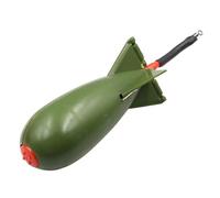 MWZBTG 5 Pièces Mangeoires pour Pêche, Lanceur D'appâts Portable PP Mangeoire Carpe GranBombe Flotteur Leurre Porte-appât Mangeoire Pêche Bonne Étanchéité À L'air Outil Nidification