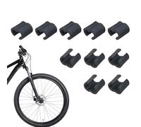 MWZBTG Attaches C pour Câbles de Vélo - Lot de 10 Fixations pour Gaines de Frein et Guide de Câble - Boucle de Maintien pour Câbles VTT et Route en Extérieur