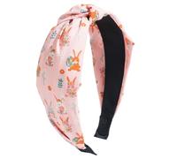 MWZBTG Bandeau large de Pâques, bandeau de Joyeuses Pâques | Bandeau imprimé lapin œufs de Pâques - Bandeau de Pâques polyvalent pour les voyages, les danses, les fêtes, les mariages, les vacances,