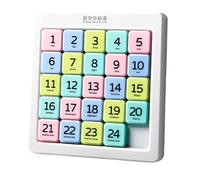 MWZBTG Casse-tête Glissant pour - Puzzle Numérique à Glissement | Défi Portable Éducatif pour Famille Adolescents - Idéal pour Voyage Scolaire Bureau