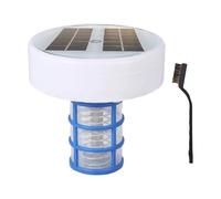 MWZBTG Ioniseur De Piscine Solaire, Ioniseur De Piscine en Cuivre, Ioniseurs en Cuivre Et Argent, LED Purificateur d'eau Automatique De Piscines Flottante pour Les Piscines d'eau Douce
