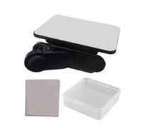 MWZBTG Lentille à effet miroir à monter - Pour smartphone - Accessoire rotatif pour téléphone portable - Pour les utilisateurs passionnés de technologie et les influenceurs des médias sociaux