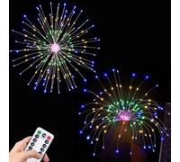 MWZBTG Lumières éclatées | Guirlande Lumineuse en cuivre étanche pour Arbres extérieurs,120 décorations de Plafond à LED lumières de Jardin féeriques avec télécommande pour Chambre à Coucher Noël