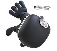 MWZBTG Masseur De Cou 4d Massage Du Cou Et Des Épaules, De Vraies Mains Masseur Dos Et Cervicales Avec Chaleur Appareil De Massage Portable Shiats-u Appareil De Massag-e Pour Le Co-u Et Les Épaules