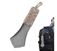 MWZBTG Pelle De Camping - Pelle de Camping Compacte en de Titane Portable - Accessoire de Survival Compact pour Hommes Femmes et Famille