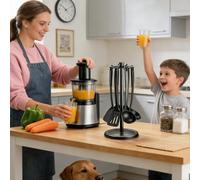 MWZBTG Porte-ustensiles de Cuisine Tournant,avec 8 Crochets et Organisateur de Cuillères,Support Tournant à 360 Degrés pour Ustensiles de Cuisine - pour Maison Restaurant Bureau Ferme Tiroir et