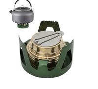 MWZBTG Réchaud à Alcool Camping, Brûleur Portable Extérieur Mini Pour Alcool, Réchaud Portable Compact pour Camping Randonnée Trekking Pique-nique et Activités Extérieures