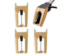 MWZBTG Remplacement d'aiguilles pour Tourne-Disque | 4 Pièces Ensemble Dispositif Précision Aluminium,Rechange Pointe Tourne-Disque | Phonographe, Salle de Musique, Collection, fête, pièce de