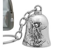 MWZBTG Silver Bells,Ornements d'ange argentés,Porte-clés Décoratif avec Cloche - pour Décoration Maison, Charme Sac à Main Tote, Anniversaire Fête, Randonnée