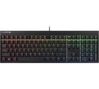 Mx 2.0S Clavier De Jeu Filaire Avec Éclairage Rvb, Disposition Ue (Qwerty), Conçu En Allemagne, Commutateurs Mx Blue D'Origine, Noir
