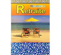 AFIE MX-3007 Maxi Carte Géante Départ Retraite Grand Format A4 21x29,7cm avec Enveloppe - Bulles de Bonheur à 2 Transats Chaises Longues Parasol Plage Mer île Détente Repos Loisirs