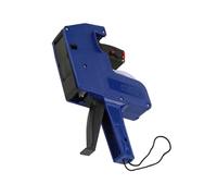 MX-5500 Label Maker Pistolet d'étiquettes de prix à 8 chiffres Outil de vente au détail avec étiquettes et recharge d'encre (bleu)
