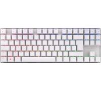 Mx 8.2 Tkl Wireless, Clavier De Jeu Sans Fil Sans Pavé Numérique, Disposition Pan-Nordique (Qwerty), Bluetooth, 2,4 Ghz & Câble, Mx2A Red Switches, Blanc
