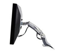 Ergotron MX - Kit de montage (bras articulé, fixation par pince pour bureau, montage par passe-câble, base, extension) - Technologie de force constante - pour Écran LCD - aluminium poli - Taille d'écr