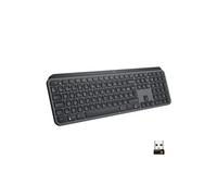 Logitech MX Keys Clavier éclairé sans fil avancé - Clavier - rétroéclairé - sans fil - Bluetooth, 2.4 GHz - QWERTZ - Allemand - graphite G