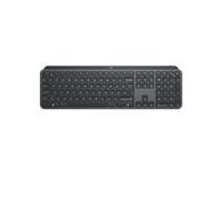 Logitech MX Keys - Clavier - rétroéclairé - sans fil - Bluetooth, 2.4 GHz - QWERTY - International US - graphite