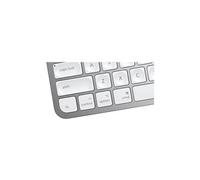 MX Keys Mini for Mac - Clavier - rétroéclairé - Bluetooth - QWERTY - International US - gris pâle