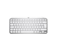 MX Keys Mini for Mac - Clavier - rétroéclairé - sans fil - Bluetooth - QWERTY - International US - gris pâle