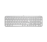 MX Keys S - Clavier - rétroéclairé - sans fil - Bluetooth LE - QWERTY - Anglais US - commutateur : commutateurs à clé à ciseaux - gris pâle