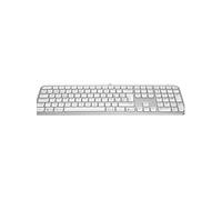 MX Keys S - Clavier - rétroéclairé - sans fil - Bluetooth LE - QWERTY - Espagnol - commutateur : commutateurs à clé à ciseaux - gris pâle