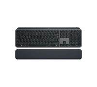 MX Keys S - Clavier - rétroéclairé - sans fil - Bluetooth LE - QWERTZ - Allemand - commutateur : commutateurs à clé à ciseaux - graphite - avec Palm
