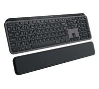 MX Keys S - Clavier - rétroéclairé - sans fil - Bluetooth LE - QWERTZ - Suisse - commutateur : commutateurs à clé à ciseaux - graphite - avec Palm