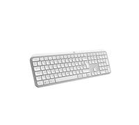 MX Keys S Clavier Sans Fil Rechargeable USB C, Silencieux, Plat, Retroeclaire - Gris pale