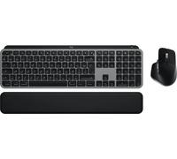 MX Keys S Combo for Mac, clavier et souris sans fil, repose-poignets, clavier retroeclaire, defilement rapide, Bluetooth USB-C