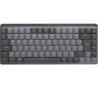 Logitech Master Series MX Mechanical Mini - Clavier - rétroéclairé - sans fil - Bluetooth LE - QWERTY - International US - commutateur : Linear - graphite