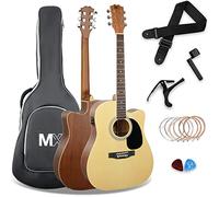 Mx Par 3rd Avenue Performance Series Pack Guitare Électro-Acoustique Taille Standard avec Table en Épicéa À Pan Coupé Finition Naturelle
