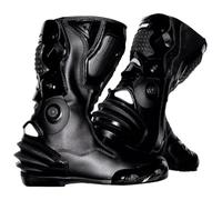 MX performance motorcycle racing boots professional riding gear with reinforced protection and comfort fit (1, BLACK, Taille unique, Système Taille Chaussures EU, Adulte, Homme, Numérique, Moyen, 36)