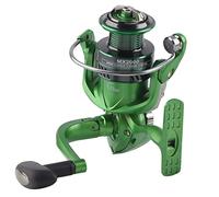 MX Spinning Fishing Reels Corps métallique puissant Ratio de vitesse de 5,2: 1 pour la pêche en eau salée en eau douce (MX2000)