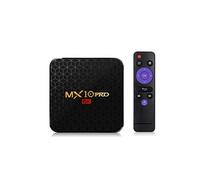 Boîtier tuner TV TNT Docooler MX10 PRO Smart TV Box Android 9.0 UHD 4K Lecteur multimédia 4 Go / 64 Go