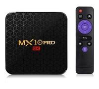 Boîtier tuner TV TNT Docooler MX10 PRO Smart TV Box Android 9.0 UHD 4K Lecteur multimédia 4 Go / 64 Go