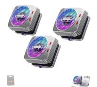 MX2 Glacier Radiator, Phone Cooler, MX2 Magnetic Cell Phone Cooler, 30W Magnetic Heat Dissipation King, Cellphone Radiator with Dual Semi-Conductor Cooling Chip Cell Gaming (3PCS)