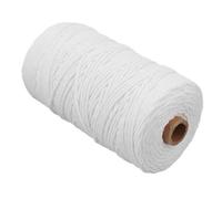 Mx200m Naturel À La Main Coton Cordon Macramé Fil Corde Bricolage Tenture Murale Plante Cintre Artisanat Chaîne À Tricoter