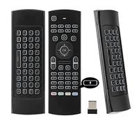 MX3 Voice Air Mouse Mini Clavier Rétroéclairé Télécommande sans Fil pour Android Smart TV Box, 3-Gyro et 3-G Capteurs, Projecteur HTPC Mini PC