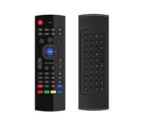 MX3 Voice Backlit Air Souris T3 Google Smart Télécommande IR 2.4G RF Clavier sans Fil Convient au X96 Mini H96 Max X2 Pro Convient pour Android TV,English MX3 Voice