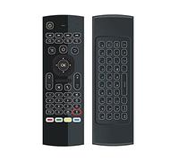 MX3 Voice Backlit Air Souris T3 Google Smart Télécommande IR 2.4G RF Clavier sans Fil Convient au X96 Mini H96 Max X2 Pro Convient pour Android TV,English MX3L Voice