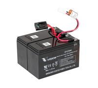 MX350/Indian eFTR/Rambler 12/PM Batterie avec fusible (2 x 12 V/7 AH)