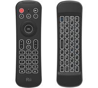 Mx6 2.4G Souris Rétroéclairée Air Mouse + Clavier Sans Fil + Télécommande Somatosensory 6 Axes + Micro + Touches D'Apprentissage Ir, 5 En 1 (Couche Américaine)