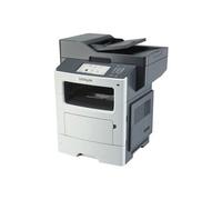 Lexmark MX617de - Imprimante multifonctions - Noir et blanc - laser - Legal (216 x 356 mm) (original) - A4/Legal (support) - jusqu'à 47 ppm (copie) - jusqu'à 47 ppm (impression) - 650 feuilles - 33.6 Kbits/s - USB 2.0, Gigabit LAN, hôte USB 2.0