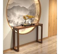 MXAXHH Console D'entrée de Style Chinois en Bois Massif, Console Salon Étroite, Idéale pour Les Entrées, Les Couloirs, Les Salons et Autres Espaces(120x35x85cm/47x12x33in)